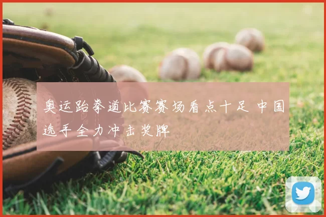 奥运跆拳道比赛赛场看点十足 中国选手全力冲击奖牌